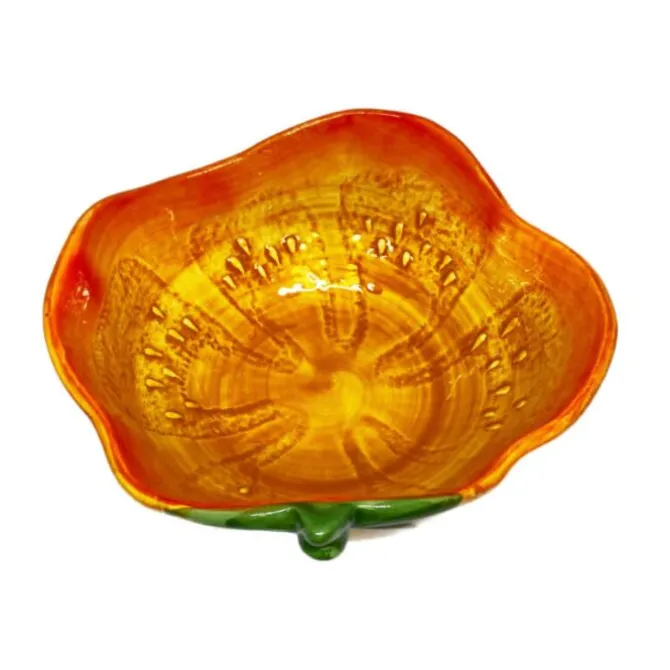 Oldenhof Pompoen kom ø 21 cm aardewerk