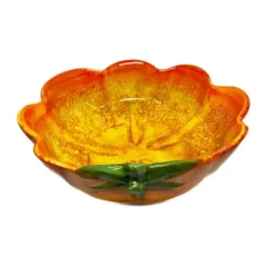 Oldenhof Pompoen kom ø 27 cm aardewerk