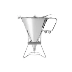 Oldenhof professionele doseertrechter 17,5 cm rvs