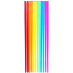 Oldenhof regenboog eetstokjes set van 6 acryl