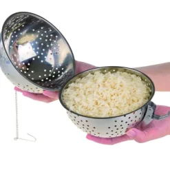Oldenhof rijststomerbal 14 cm rvs