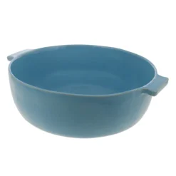 Oldenhof ronde ovenschaal ø 24 cm aardewerk lichtblauw