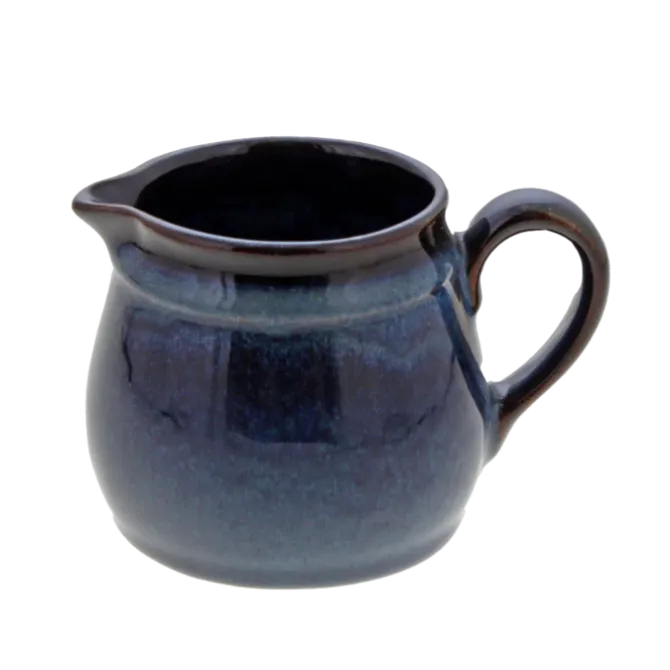 Oldenhof 1821 roomkannetje 200 ml aardewerk azuurblauw