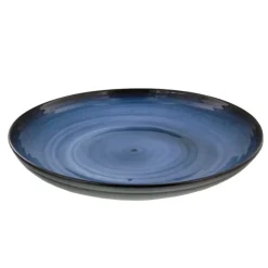 Oldenhof 1821 serveerbord ø 45 cm aardewerk azuurblauw