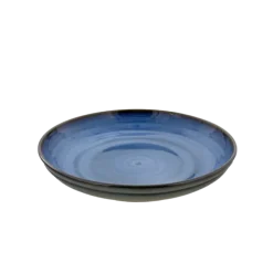 Oldenhof 1821 serveerbord ø 35 cm aardewerk azuurblauw
