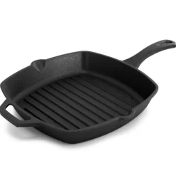 Oldenhof skillet grillpan 26 x 26 cm gietijzer rood