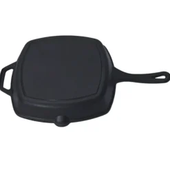Oldenhof skillet grillpan 26 x 26 cm gietijzer rood