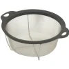 Oldenhof staande zwarte zeef rond 25,5 cm rvs zwart