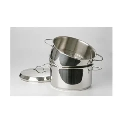 Oldenhof stoompan met deksel ø 16 cm rvs