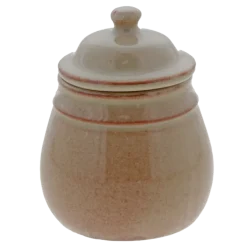 Oldenhof 1821 suikerpot aardewerk beige