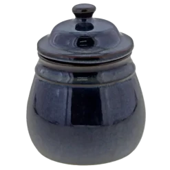 Oldenhof 1821 suikerpot aardewerk indigo blauw