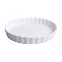 Oldenhof taartvorm ø 25 cm keramiek wit