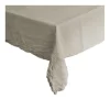Oldenhof tafelkleed 142 x 400 cm linnen Basic Light Grey Washed