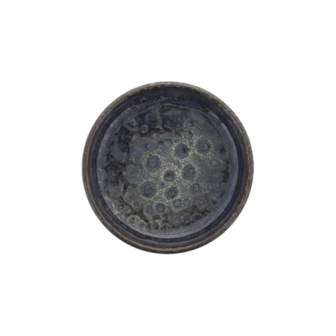 Oldenhof 1821 tapasschaal recht ø 13 x 3,5 cm aardewerk spickelblauw