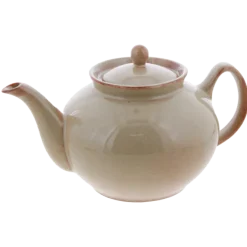 Oldenhof 1821 theepot 1 liter aardewerk beige