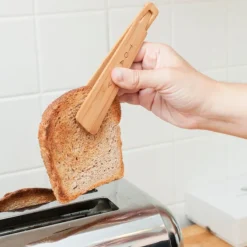 Oldenhof toaster tang bamboe 6,7 x 16,5 cm