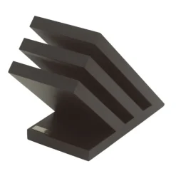 Oldenhof Venezia magnetisch messenblok 28 cm hout zwart