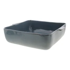 Oldenhof vierkante ovenschaal 30 x 30 cm aardewerk blauw