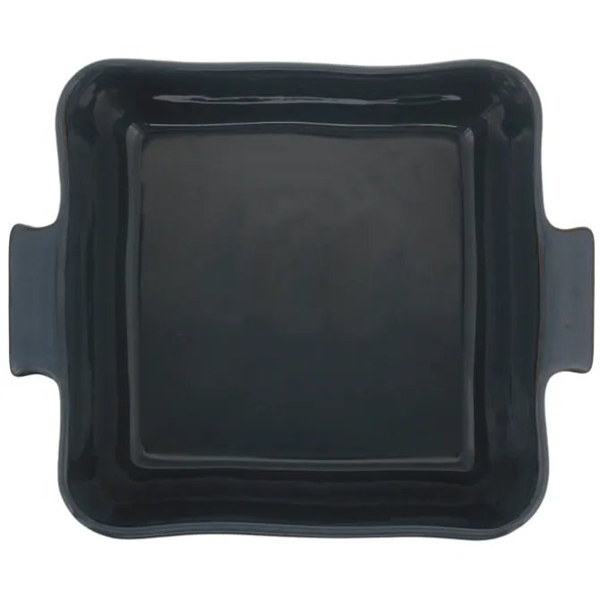 Oldenhof vierkante ovenschaal 20 x 20 cm aardewerk blauw