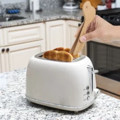 Oldenhof vogel toaster tang met magneten 16,5 x 5,8 cm