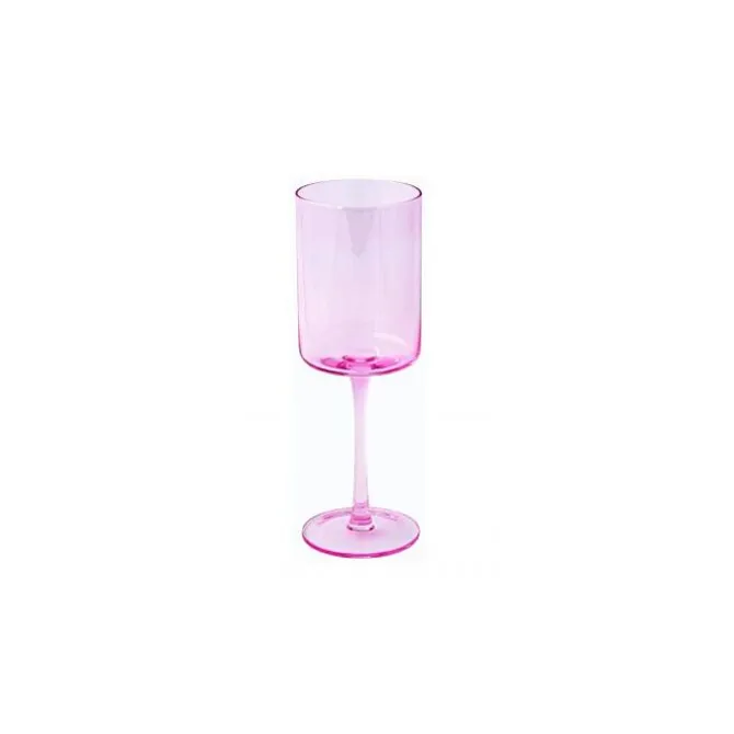 Oldenhof wijnglazen 380 ml roze set van 2