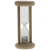 Oldenhof zandloper 10 cm 5 minuten hout naturel