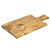 1821 Olijfhout rechthoekige serveerplank met greep 40 x 20 cm olijfhout
