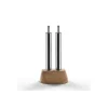 Olipac olie- en azijnset op houten onderzetter in giftbox rvs