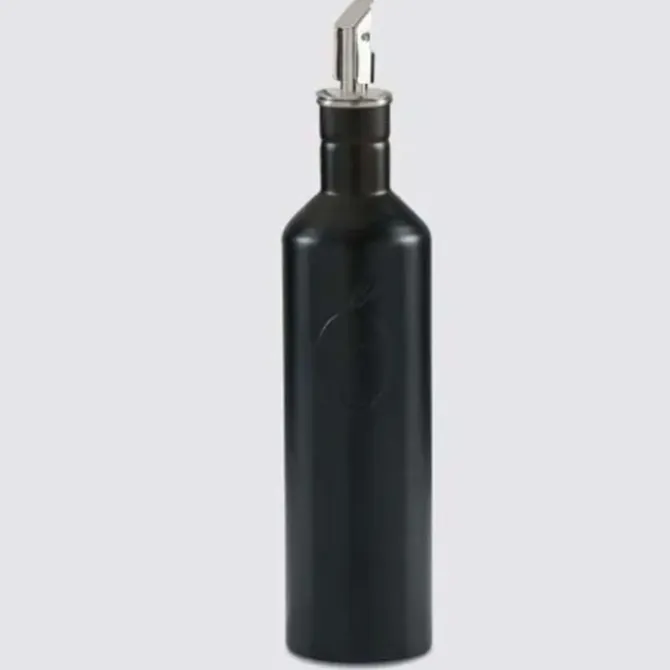 Olipac oliekan flesvormig 500 ml rvs mat zwart