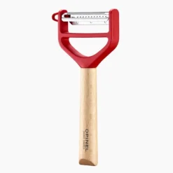 Opinel T-Duo dunschiller rvs rood