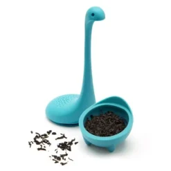 Ototo Baby Nessie thee-ei 15 cm silicone turquoise