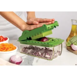 Ototo Croc Chop groentesnijder kunststof groen