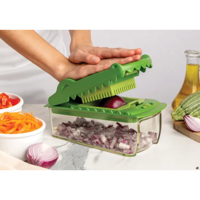 Ototo Croc Chop groentesnijder kunststof groen