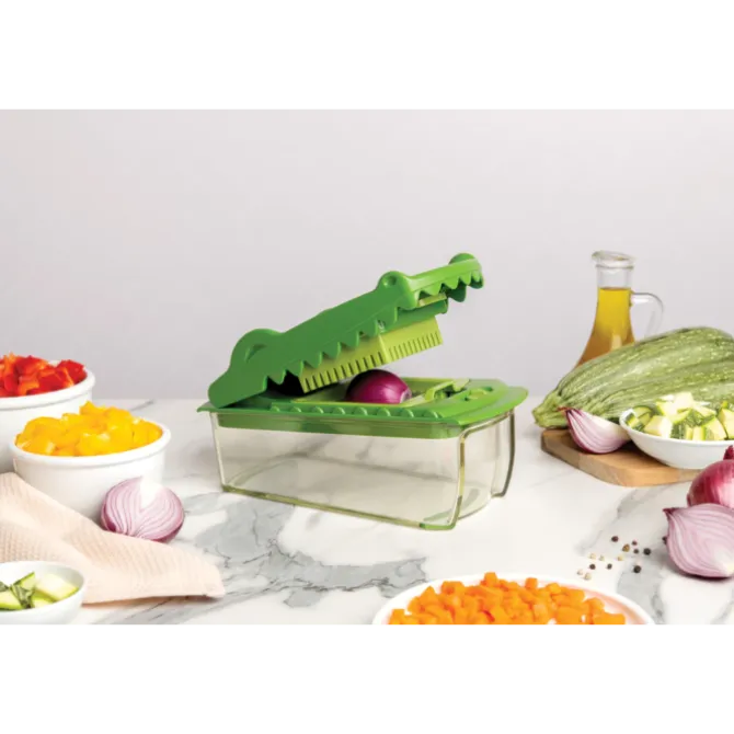 Ototo Croc Chop groentesnijder kunststof groen