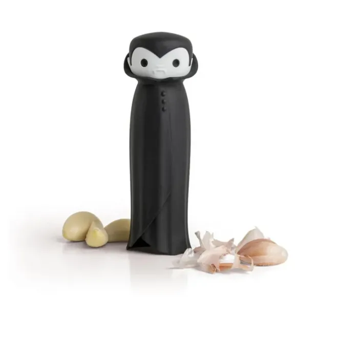 Ototo Drac n' Roll knoflookroller silicone zwart