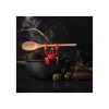 Ototo Red lepelhouder en stoomaflater 7,5 cm silicone rood