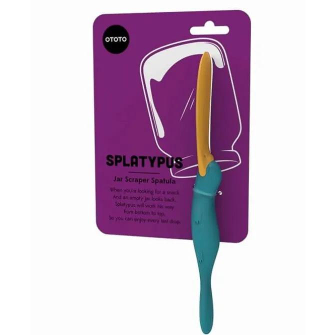 Ototo Splatypus spatel 21 cm kunststof blauw
