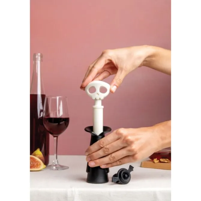 Ototo Spookelier vacuümpomp met wijnstoppers silicone