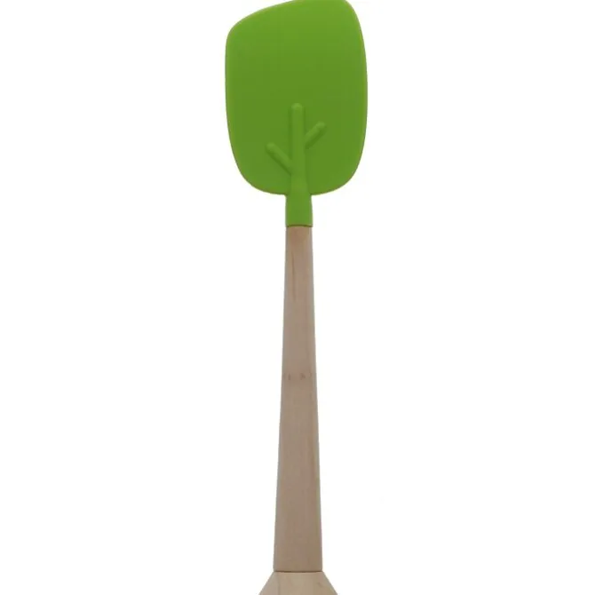 Ototo Timber spatel 30 cm silicone groen