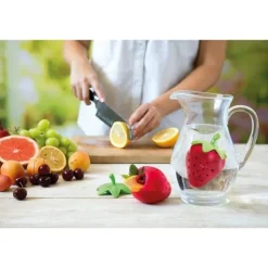 Ototo Tutti fruitinfuser ø 7 cm kunststof rood