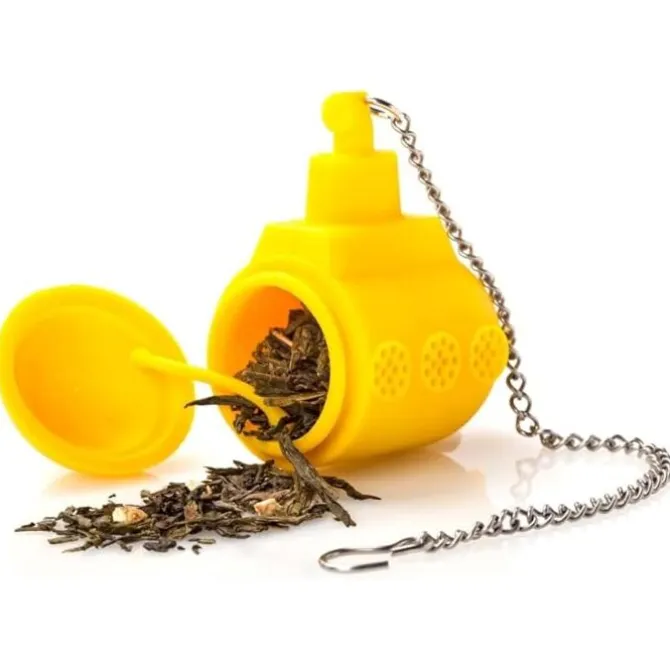 Ototo Under The Tea thee-ei silicone geel + theeglas