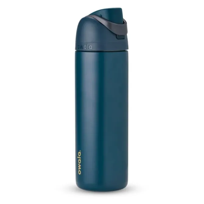 Owala FreeSip waterfles 710 ml rvs Winter Nights