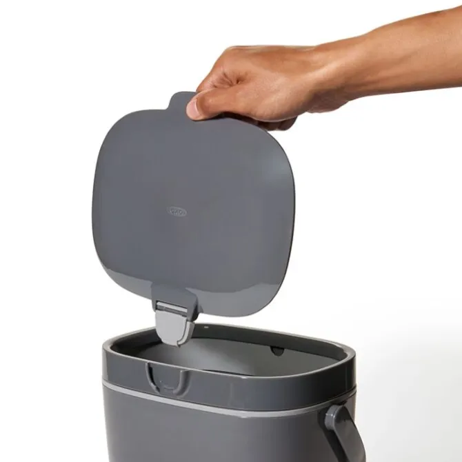 OXO Good Grips compostemmer 6,5 liter kunststof grijs