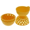 OXO Good Grips eipocheerder 10 cm hoog ø 9 cm siliconen geel - 2 stuks