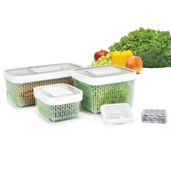 OXO Good Grips GreenSaver vershoudbox 1,5 liter kunststof wit