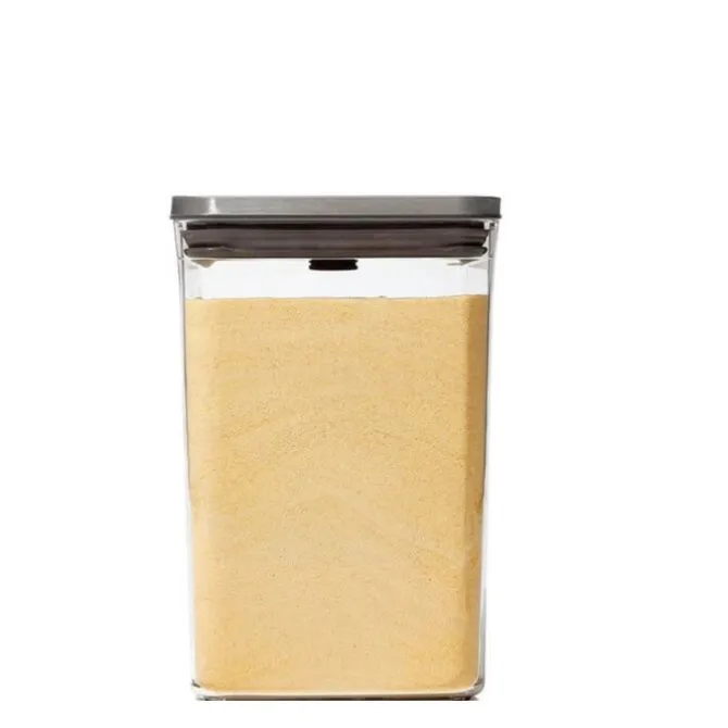 OXO Good Grips POP SteeL 2.0 voorraadpot rechthoekig 2,6 liter kunststof rvs