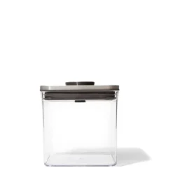 OXO Good Grips POP SteeL 2.0 voorraadpot vierkant 2,6 liter kunststof rvs