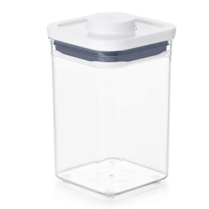 OXO Good Grips POP 2.0 voorraadpot vierkant 1 liter kunststof wit