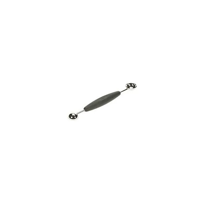 OXO Good Grips tweezijdige meloenboor ø 3 cm en ø 2,5 cm rvs zwart