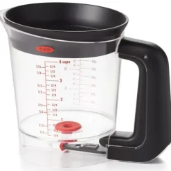 OXO Good Grips vetscheider met knijpgreep 1 liter kunststof